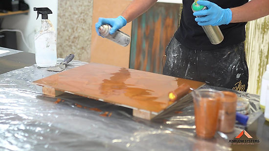 How to create a Rustic Copper Patina Effect with Epoxy Resin